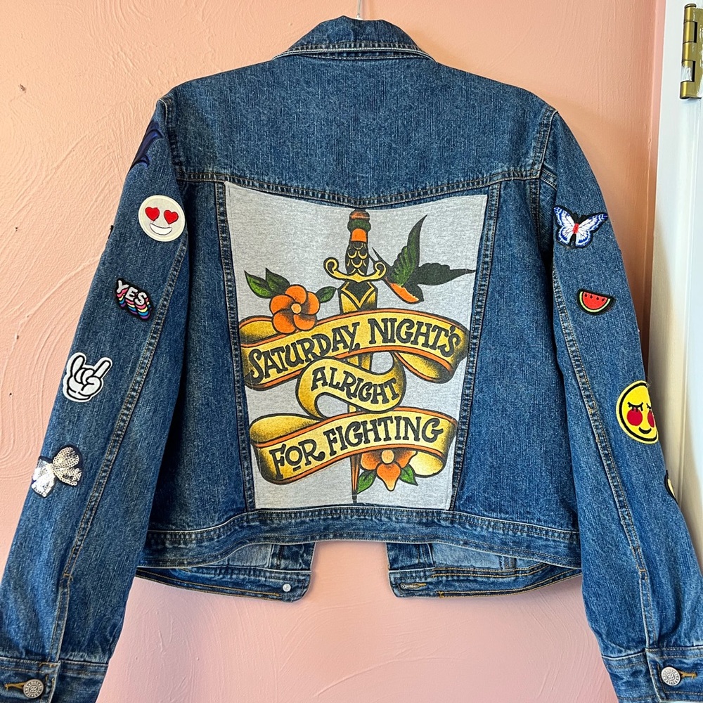 Elton John Patch Jacket - Rocketman Tiny Dancer jacket